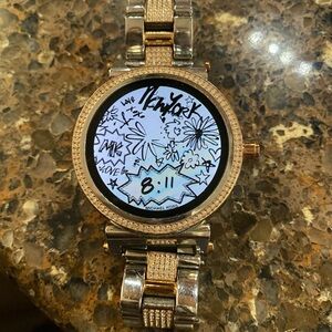 Michael Kors Gold and Silver Smart Watch